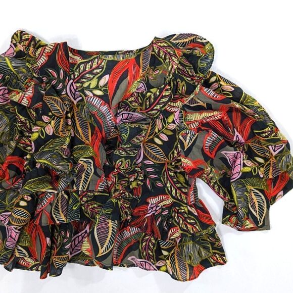 Floral Ruffle Blouse - Picture 5 of 8